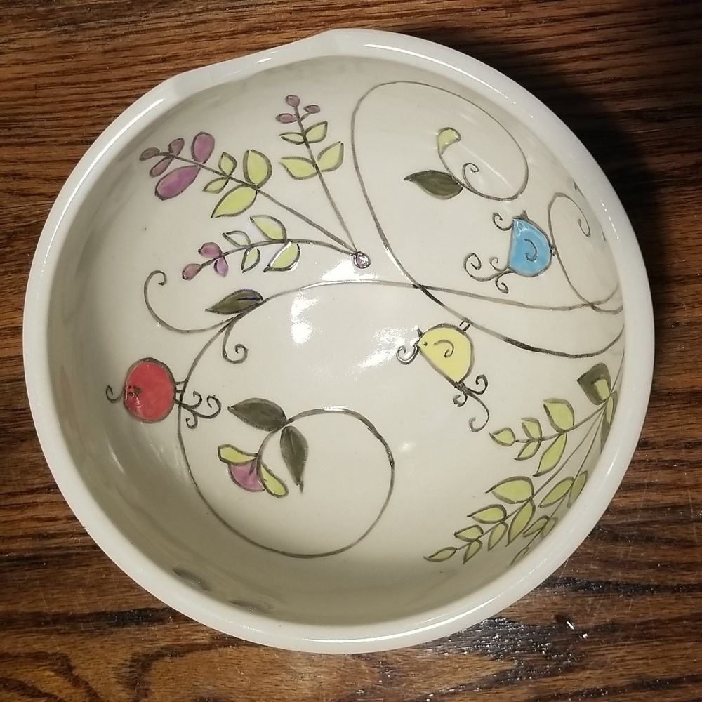 Swirly Gig Birds Rice Bowls by Meghan Bernard - Picture 3 of 7